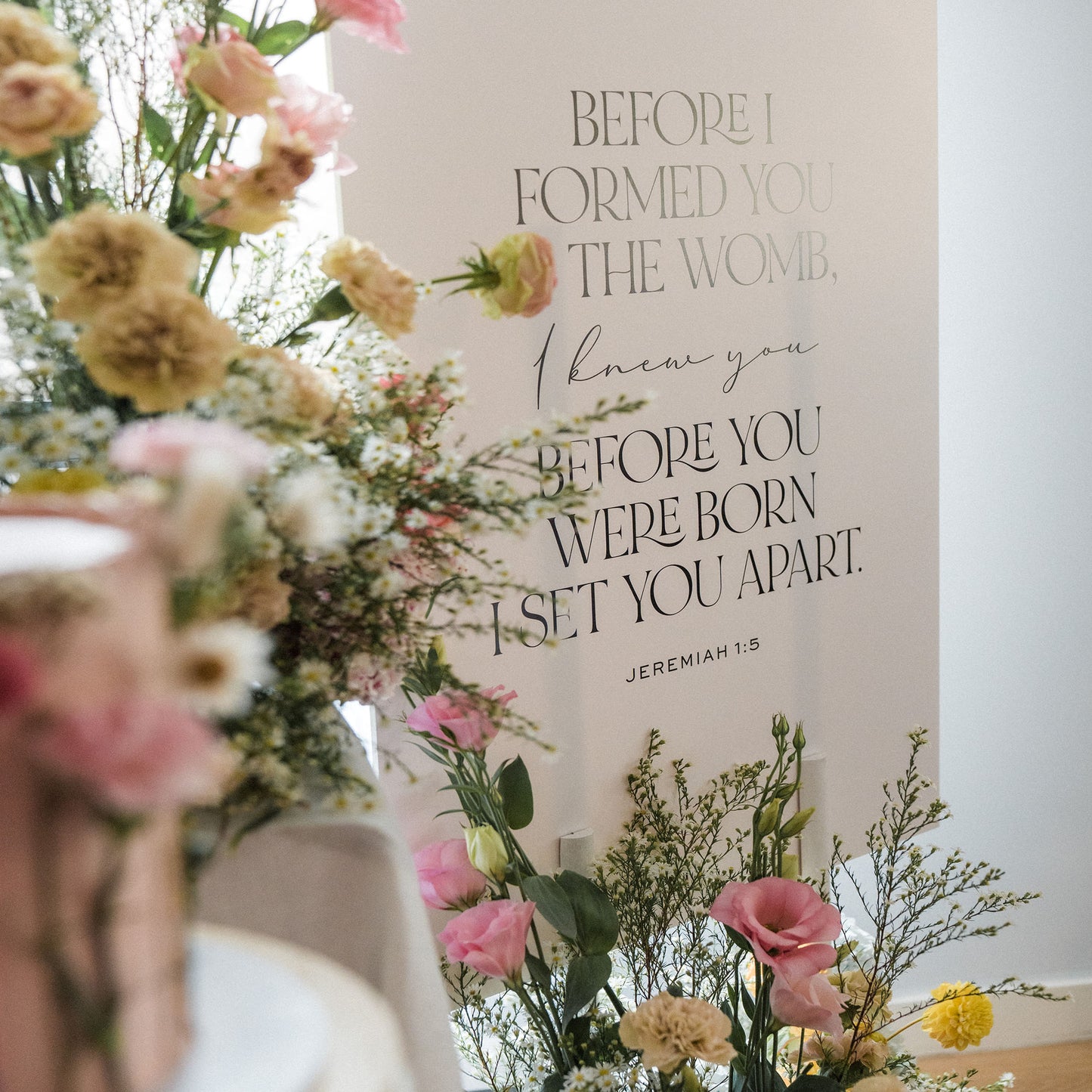 Bella Baby Shower Sign