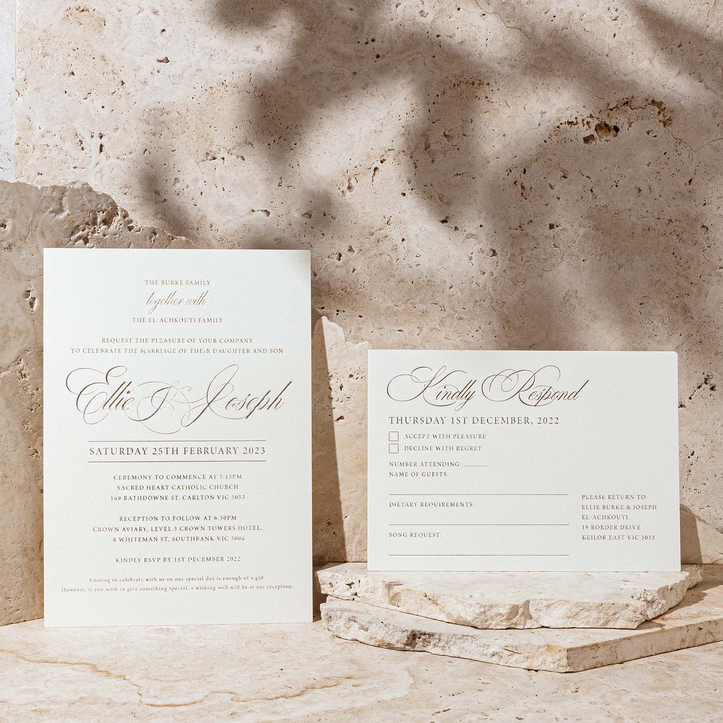 Ellie and Joseph Invitation