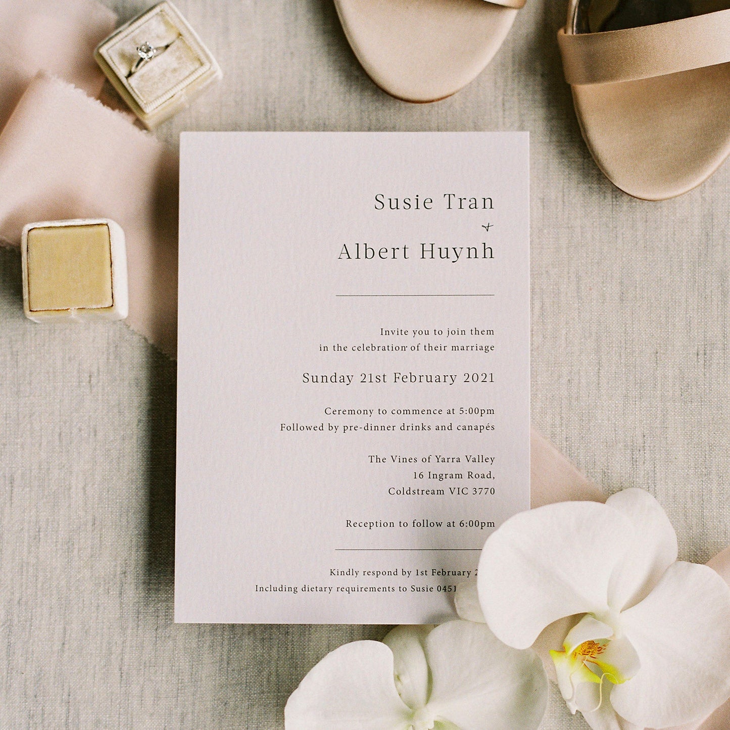 Susie and Albert Invitation