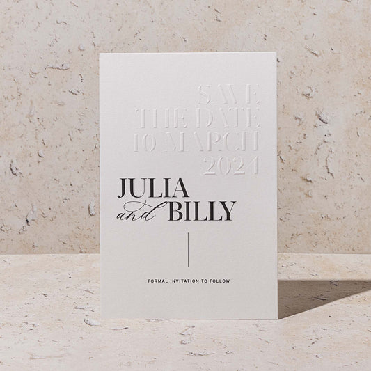 Julia and Billy STD Invitation