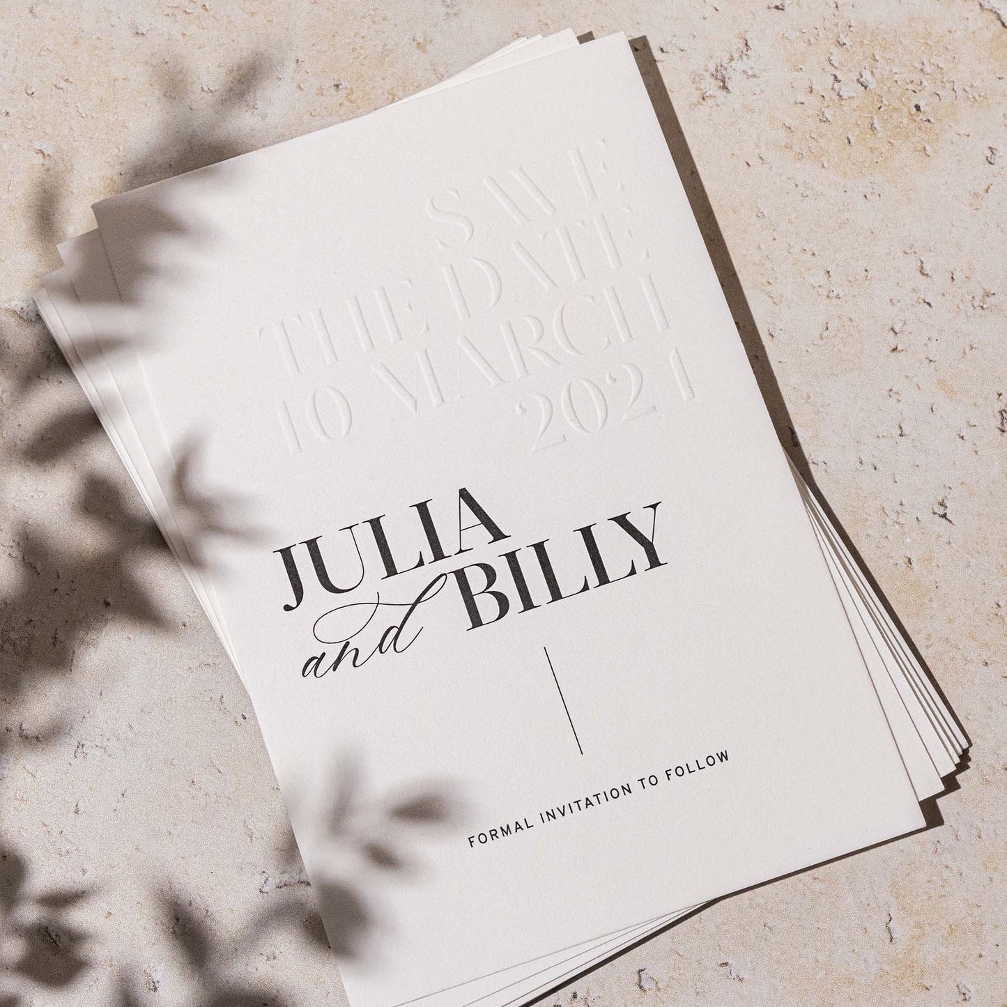 Julia and Billy STD Invitation